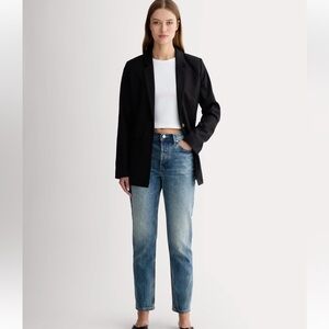 Everlane 90's light wash high waisted cheeky jeans Organic cotton Sz 27 regular